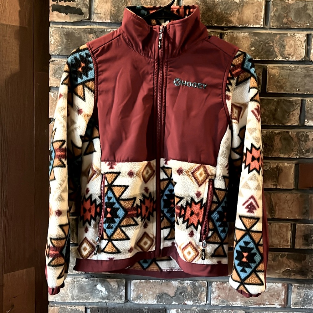 Girls Hooey Fleece western style zip up